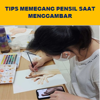 Bimbel Gambar FSRD Teknik Memegang Pensil Saat Menggambar 